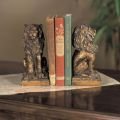 Standing Lion Bookends, Pair