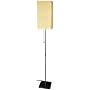Best Better Inexpensive Cheap Lighting - 60" Yoko Contemporary Japanese Style Floor Lamp - Beige