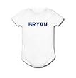 BRYAN - Name-Series - White, Blue or Pink Onesie / Baby T-shirt