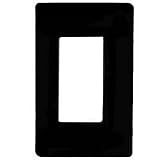 Lutron Single Gang Wall Plates Claro-style Black