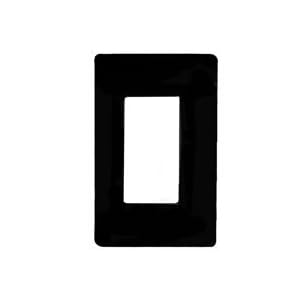 Lutron Claro CW-1-BL Wallplates 1-Gang Light Dimmer in Black by Lutron