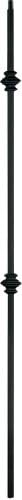 Hollow Kneewall Double Knuckle - Satin Black (SB)