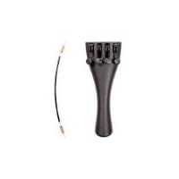 Wittner 4/4 Violin Ultra Composite Tailpiece with 4-tuners and Nylon Tailgut