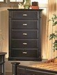 World Concepts - Sonora Black Finish - Chest LHR188CHEST - Dressers