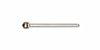 BOX OF 12 MANDRELS WITH 3/32" SHANK WITH SCREW NICKEL PLATED WITH WASHER
