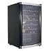 Kitchen & Housewares : Husky HUS-HM39 Personal Wine Refrigerator/Chiller 150L, Chrome Door Effect, Black