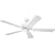 Monte Carlo 5DH52TW Designer Hugger 52-Inch 5-Blade Flush Mount Ceiling Fan with White and Country Pine Blades, Textured White
