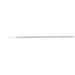 Nicholson 12 Piece Needle File Set with Handles, Swiss Pattern, Single Cut, Round, #0 Coarseness, 6-1/4" Length