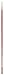 da Vinci Oil & Acrylic Series 1687 Paint Brush, Round Light Ox Hair Sabeline with Red Handle, Size 2/0 (1687-00)