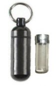 Geocaching - Geocache - Black Mini Bison Tube