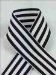 bebebao Schiff Ribbons 44207-9 10-Yard Candy Stripe Ribbon, 1-1/2-Inch, Black/White Stripe