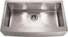 0263APSB Single Bowl Apron Front Farm House 16 Gauge 304 Surgical Stainles Steel Sink