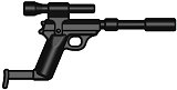 BrickArms Exclusive 2 to 4 Inch Scale Figure Style LOOSE Weapon Spy Carbine (Black)