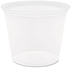 (6 Pack Value Bundle) DCC550PC Conex Complement Portion Cups, 5 1/2 oz., Translucent, 125/Bag