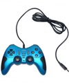 USB 2.0 PC Dual Double Shock Controller(Blue & Black) for Asus laptop