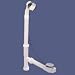 Mountain Plumbing Products 22 in. Solid Brass Cable-Operated Bath Waste , Overflow Trim - BDR20S22-2