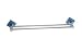 Dawn Sinks Rhombus Blue Series 24 W Double Towel Rail, Chrome