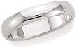 10k White Gold 4mm Traditional Women's Wedding Band