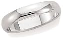10k White Gold 4mm Traditional Women's Wedding Band
