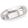 10k White Gold 4mm Traditional Women's Wedding Band