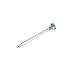 Sterling Silver Dark Blue Stone Nose Stud - 1.5 mm End Ball - Sold as a Pair