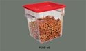 Storage Container, 18 Quart, Square, Polycarbonate, Clear