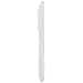 Dixie PKM21 Medium Weight Polypropylene Knife, 6.56" Length, White (Case of 1,000)