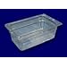 Carlisle 1028107 Clear 10-1/4-Inch TopNotch One Quarter Size Food Pan (Case of 6)