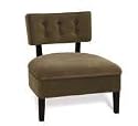 Avenue Six Curves Button Back Chair