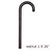 Hard Wooden 1 X 36 Inches Canes, Walnut Color - 1 / Box