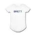 BRETT - Name-Series - White, Blue or Pink Onesie / Baby T-shirt