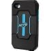 Nerf Armor Foam Case for iPod Touch 4G - Black/Blue