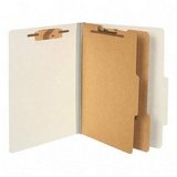 ACCO 15024 ACCO Pressboard 25-Point Classification Folders, Ltr, 4-Section, Sky Blue, 10/Bx