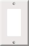 LEVITON DOUBLE GANG WALL PLATE WHITE