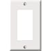 Leviton 021-80401-00W Decora 1-Gang Wallplate, White