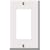 Leviton 021-80401-00W Decora 1-Gang Wallplate, White