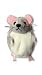The Puppet Company - Marionnette grise de doigt de souris
