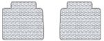 Maybach 62 Custom-Fit All-Weather Rubber Floor Mats 2 Pc Fronts – No Divider – These are Maybach 62 Rear Seat Mats Not Front Seat Mats. Due to their size, these mats are charged as front mat pricing. – Crystal Clear (2004 04 2005 05 2006 06 2007 07 2008 08 2009 09 2010 10 2011 11 2012 12 ) AMSV342435110||800I83G1