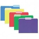 ESSELTE PENDAFLEX CORP. / ESS84370 / File Folders W/Erasable Tabs, 1/3 Cut, Top Tab, Ltr, Assorted, 30/pk / Sold as 1 PK