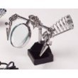 SE Soldering Station with Helping Hand, 2 1/2 Dia. Lens