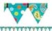 Creative Teaching Press Dots on Turquoise Pennant Border (7144)