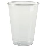 Plastic Party Cold Cups, 10 oz., Clear, 50/Pack-RECYCLED (SLOTP10DTOP);