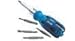 Lutz 21001 15-in-1 Ratchet Screwdriver, Blue