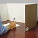 Flipside Products 12”x 48” White Study Carrels, Privacy Boards, Student Privacy and Focus Booth for The Classroom, Desk Divider Cubby for Tests, Made in USA - 24 Pack