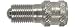 IMPERIAL 71712-4 DUAL SEAL TIRE VALVE CAP(PACK OF 500)