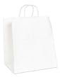 14" x 10" x 15 1/2" White Shopping Bag&yuml; (BGS107W) Category: Paper Shopping Bags