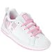DC Shoes Kids' Court Graffik SE (White/Pink Camo 2.5 M)