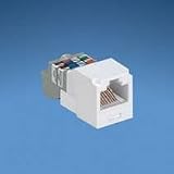 Panduit MINI-COM TX-5e - Network connector - RJ-45 (F) - 1 in - UTP - white