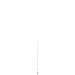 Chemglass CG-2079-01 Button Style Polished Stirrer Shaft For 100mL - 5000mL Flask, 10mm Diameter x 445mm Length