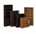 1890 Series Bookcase, 6 Shelves, 36w x 11-1/2d x 84h, Henna Cherry
